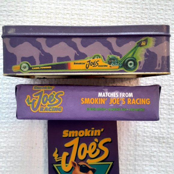 Camel Cigarettes, Smokin' Joe's Racing 1994 Collectors Matchbook Tin Container - Picture 6 of 12